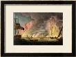 Destruction Of The French Fleet At Toulon, 18Th December 1793, Naval Achievements by Thomas Whitcombe Limited Edition Print
