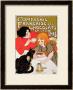 Reproduction Of A Poster Advertising The French Company Of Chocolate And Tea by Thã©Ophile Alexandre Steinlen Limited Edition Print
