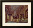 The Blue Velvet Room, Carlton House From Pyne's Royal Residences, 1818 by William Henry Pyne Limited Edition Print