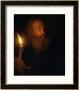 Man With A Candle by Godfried Schalken Or Schalcken Limited Edition Pricing Art Print