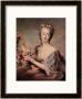 Portrait Of The Countess Du Barry As Flora by Francois Hubert Drouais Limited Edition Print