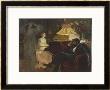 In A Reverie Induced By His Wife Playing The Piano He Hallucinates The Girl He Didn't Marry by Frank Bernard Dicksee Limited Edition Print