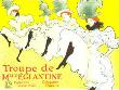 Troupe De Mlle Eglantine by Henri De Toulouse-Lautrec Limited Edition Print