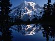 Mount Rainier And Blue Sky Perfectly Reflected by Pat O'hara Limited Edition Print