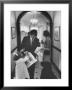 Us Attorney General Bobby Kennedy Browsing Copy Of The Ny Times With Daughter And Wife by George Silk Limited Edition Print
