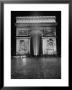 View Of The Arc De Triomphe Lit At Night On Bastille Day by David Scherman Limited Edition Print