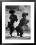 French Poodles Standing On Hind Legs by Mark Kauffman Limited Edition Pricing Art Print