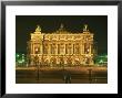 Facade Of L'opera De Paris, Illuminated At Night, Paris, France, Europe by Rainford Roy Limited Edition Print