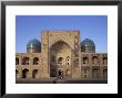 Facade Of The Mir-I-Arab Madrasah, Bukhara, Uzbekistan, Central Asia by Upperhall Limited Edition Print