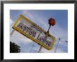 Zia Motor Lodge Sign, New Mexico, Usa by Nancy & Steve Ross Limited Edition Pricing Art Print