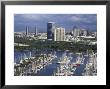 City Skyline And Beach, Honolulu, Oahu, Hawaii by Randa Bishop Limited Edition Print