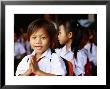 Local School Children Assemble Before School, Kampot, Cambodia by Daniel Boag Limited Edition Print