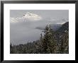 Early Morning Fog Covers Mount Juneau by Melissa Farlow Limited Edition Pricing Art Print
