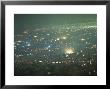Long Exposure Of Huge Night Time Crowd, Showing Lights All Over, Woodstock Music And Art Fair by John Dominis Limited Edition Pricing Art Print