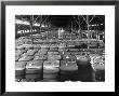 Archie Underwood And Another Man Standing On Top Of Great Bales Of Cotton In One Of His Warehouses by Alfred Eisenstaedt Limited Edition Print