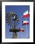Old Water Pump And Texas State Flags, Amarillo, Texas by Walter Bibikow Limited Edition Print
