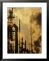 Steam Lit By Evening Light At An Oil Refinery, Houston,Texas by Lynn Johnson Limited Edition Print