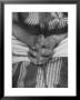 Shot Of Hands Belonging To An Old Woman by Carl Mydans Limited Edition Print
