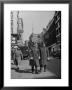 Two Irish Cops Standing On Washington Streeet by Walter Sanders Limited Edition Print