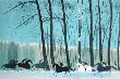 Cavaliers En Foret - Lhiver by Serge Lassus Limited Edition Print