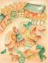 La Cour De Ferme by Francoise Deberdt Limited Edition Print
