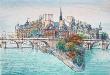 Paris, Pointe Du Vert-Galant by Rolf Rafflewski Limited Edition Pricing Art Print