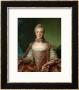 Portrait Of Marie Adelaide 1756 by Jean-Marc Nattier Limited Edition Print