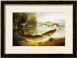 A Kingfisher And A Pike Capturing Perch by Henry Leonides Rolfe Limited Edition Print