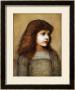 Portrait Of Gertie Lewis, Half-Length by Edward Burne-Jones Limited Edition Pricing Art Print