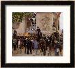 The Funeral Of Victor Hugo At The Arc De Triomphe, 1885 by Jean Bã©Raud Limited Edition Print