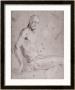 Seated Male Figure, Gabinetto Dei Disegni E Delle Stampe, Uffizi Gallery, Florence by Jacopo Da Carucci Pontormo Limited Edition Pricing Art Print