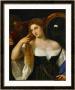 The Girl With A Mirror, Around 1515 by Titian (Tiziano Vecelli) Limited Edition Print