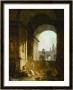 A Picturesque View Of The Capitol In Rome by Hubert Robert Limited Edition Pricing Art Print