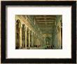 Interior Of The Church Of San Paolo Fuori Le Mura, Rome, 1750 by Giovanni Paolo Pannini Limited Edition Pricing Art Print