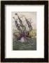 Kraken Attacks A Sailing Vessel by Denys De Montfort Limited Edition Print