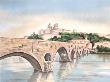Le Pont St Benezet A Avignon by Victor Zarou Limited Edition Pricing Art Print