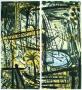 Paysage A La Piscine Et A La Grue I by Louis Cane Limited Edition Pricing Art Print