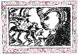 Sans L'ecorce G by Pierre Alechinsky Limited Edition Print