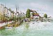 Honfleur, Le Bassin by Rolf Rafflewski Limited Edition Print