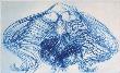 Ap192a - Entre Ouies Et Cours I by Jean Messagier Limited Edition Print