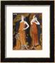 Orientally Inspired Gowns By Worth In Lacquer Reds by Georges Barbier Limited Edition Pricing Art Print