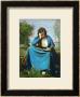 Girl Reading Crowned With Flowers Or Virgil's Muse by Jean-Baptiste-Camille Corot Limited Edition Pricing Art Print