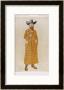 George Bernard Shaw British Playwright And Critic In A Long Check Coat by Alick P.F. Ritchie Limited Edition Print