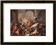 Perseus, Under The Protection Of Minerva, Turns Phineus To Stone By Brandishing The Head Of Medusa by Jean-Marc Nattier Limited Edition Print