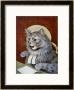 Cat Dressed As A Judge by Louis Wain Limited Edition Print