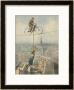 German Husband And Wife Team Perform A Dramatic Tightrope Cycling Act by Achille Beltrame Limited Edition Print