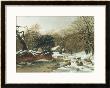 The Woodland Farm In Winter by Hopkins Horsley Limited Edition Pricing Art Print