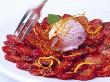 Strawberry Carpaccio With Strawberry Ice Cream & Caramel Strands by Jörn Rynio Limited Edition Pricing Art Print