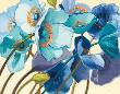 Le Pavots Bleu by Shirley Novak Limited Edition Print