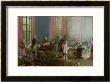 The Young Mozart At The Clavichord, Detail From Le The A L'anglaise by Michel Barthelemy Ollivier Limited Edition Pricing Art Print